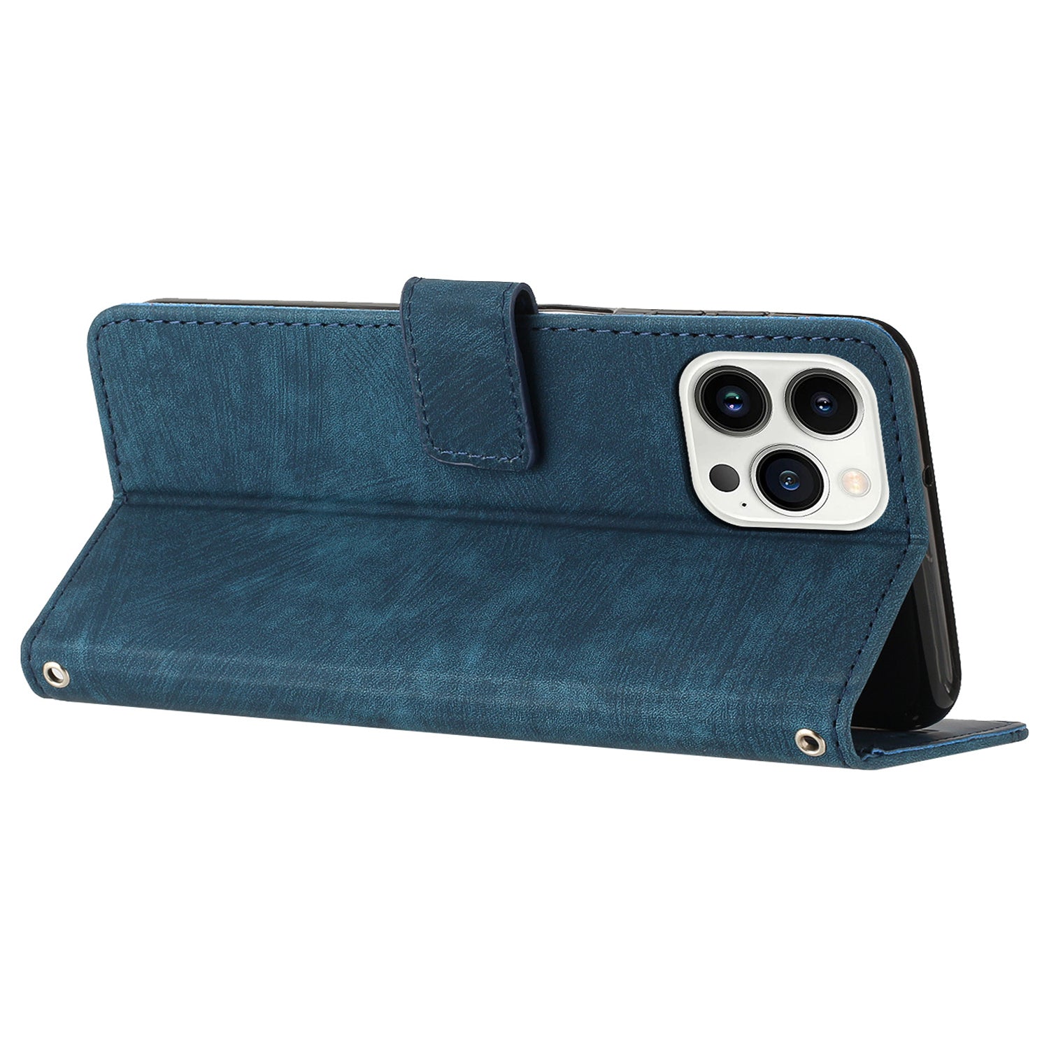 For iPhone 14 Pro PU Leather Skin-touch Protective Cover Lines Imprinted Wallet Stand Folio Phone Case For iPhone 14 Pro PU Leather Skin-touch Protective Cover Lines Imprinted Wallet Stand Folio Phone Case